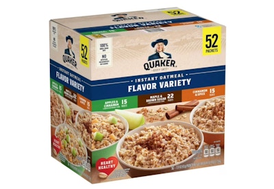 Quaker Oatmeal 52-Pack