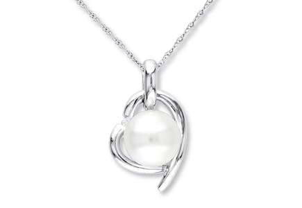 Kay Jewelers Cultured Pearl Sterling Silver Necklace