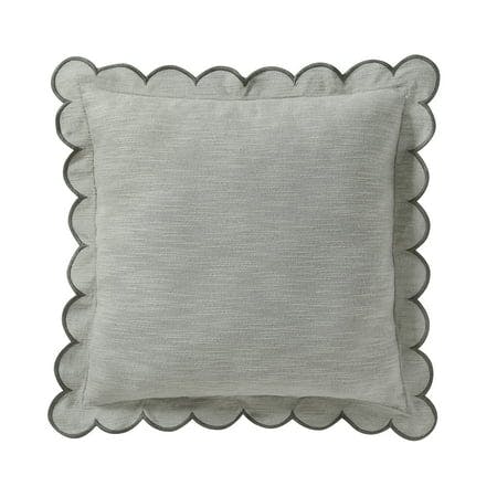 Scallop Flange Decorative Pillow