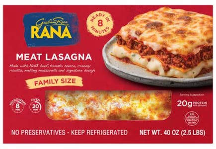 2 Rana Meat Lasagnas