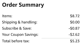 an amazon order summary ending in $5.23