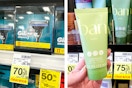 products with clearance tags in a collage