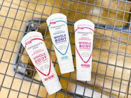 Three Summer's Eve Deodorant products in Walmart shopping cart (Sponsored)