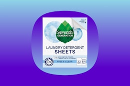 Seventh Generation Laundry Detergent Sheets, $5.24 With Amazon Coupon card image