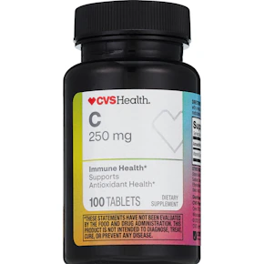 2 CVS Vitamin C Tablet Bottles