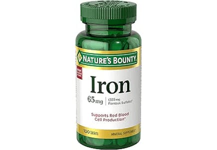 Nature's Bounty Iron Supplements