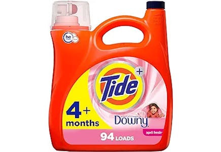 4 Tide Jumbo Detergents