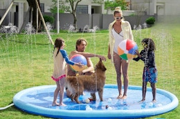 Splash Pad Sprinkler, $20 on Amazon (Reg. $70) card image