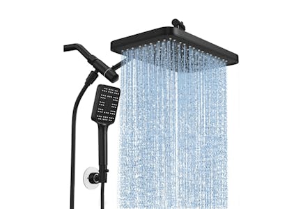 Rain Showerhead and Handheld Sprayer