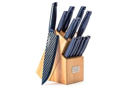 14-Piece Blue Diamond Knife Set