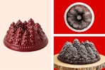 Nordic Ware Forest Pine Bundt Pan (3 images/2 are cake results from different angles)