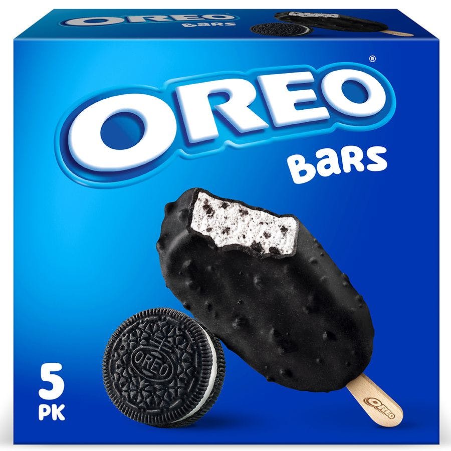 2 Oreo Frozen Dairy Dessert Bars Boxes