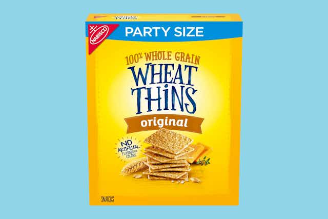 Wheat Thins Party Size, as Low as $1.97 on Amazon (Save 56%) card image