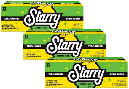 3 Starry Zero 12-Packs