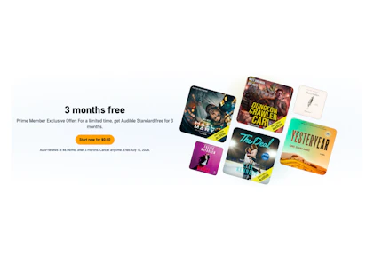 Audible Standard Free 3-Month Trial