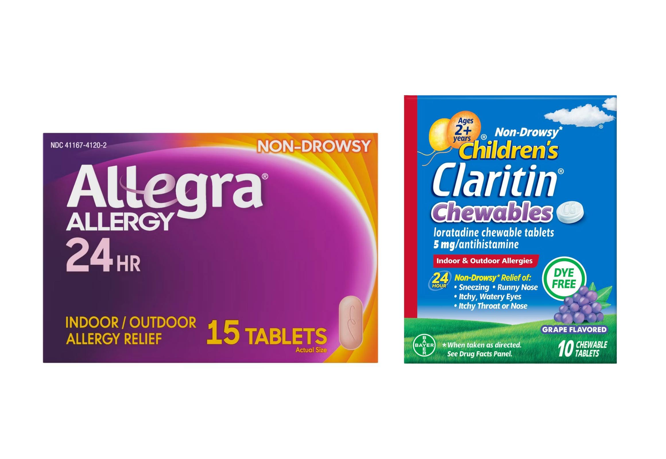 2 Allergy Relief Tablets