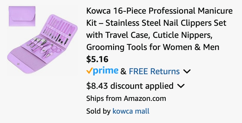 Amazon Manicure Kit 2025