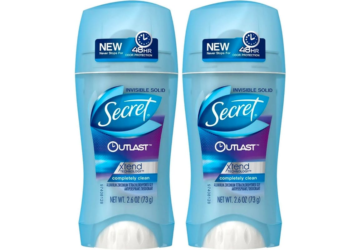2 Secret Deodorants