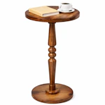 Promitop Round Wooden Side Table