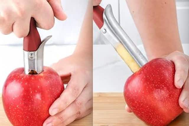 This Stainless Steel Apple Core Remover Is Under $7 on Amazon card image