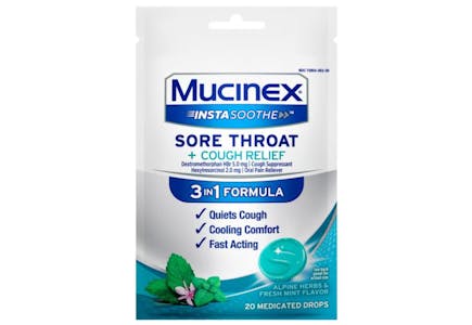 2 Mucinex InstaSoothe Drops