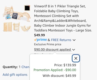 cart baby climber