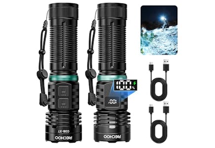 Rechargeable Flashlight Set