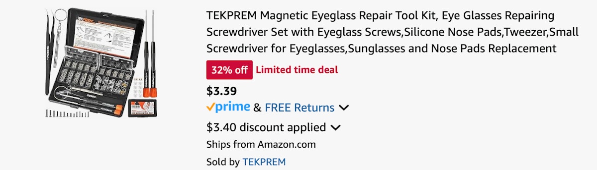 Amazon Magnetic Eyeglass Repair Kit 2025 3