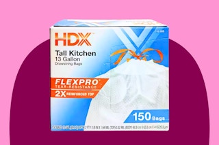 Home Depot HDX Trash Bags (150 count) in boxed package