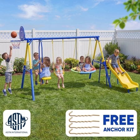 Metal Swing Set