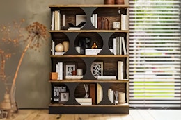 Save $128 on This Modern Bookcase — Now Only $85 at The Home Depot card image