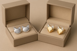 Cat and Fox Earrings