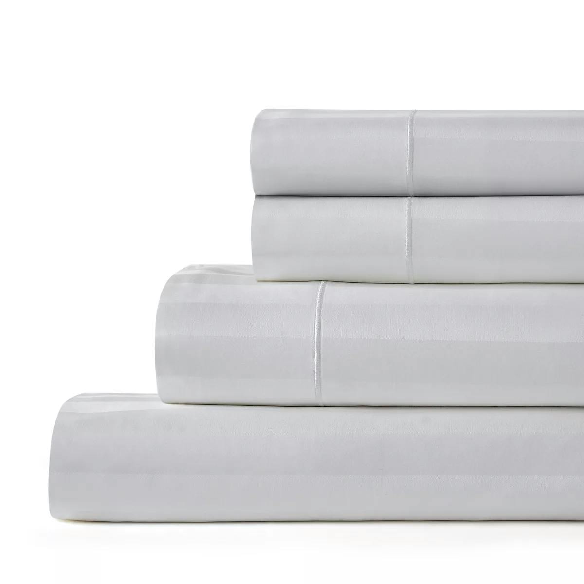 Egyptian Cotton Stripe Sheet Set