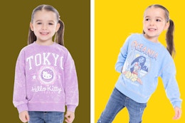 Walmart Slashes Character Sweatshirts to Just $6: Moana, Hello Kitty, More card image