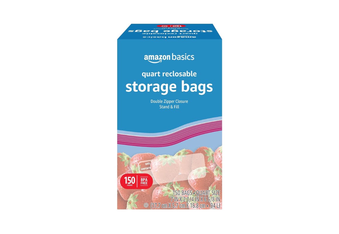 Amazon Basics Quart Food Bags