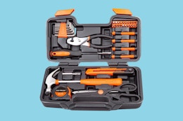 Household Tool 39-Piece Set, Only $21 on Amazon card image