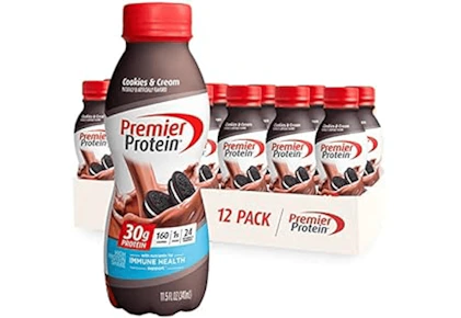 2 Premier Protein Shake Packs