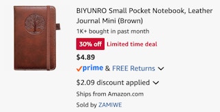 Amazon Small Pocket Notebook 2026