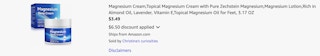 Amazon Magnesium Cream 2025 2