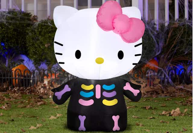 Hello Kitty Sanrio Inflatable 3-Foot Tall Skeleton, $41 at Target card image