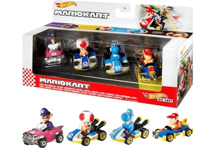 Hot Wheels Mario Kart Vehicle Set