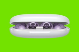 amazon ear plugs on a green background