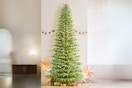 Lifestyle image of the My Texas House 12ft Pre-Lit Cypress Artificial Christmas Tree