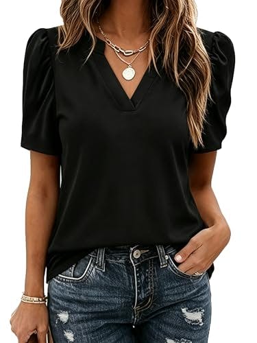 Puff Sleeve Women's Top