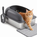 Stainless Steel Cat Litter Box