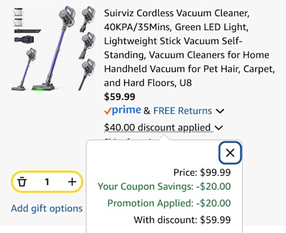 cart vacuum