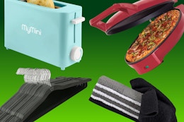 New Week, New Home Deals: $5 Toaster, 18 Washcloths for $5, and More card image