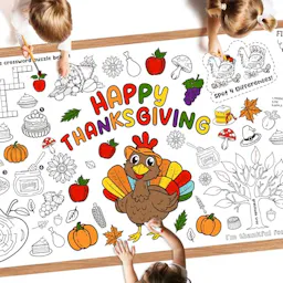 Thanksgiving Coloring Poster