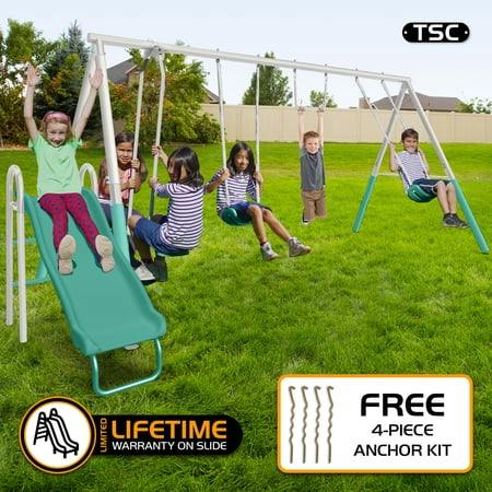 Yonkers Metal Swing Set