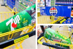 dollar general pepsi, mountain dew, 7up 3-photo collage